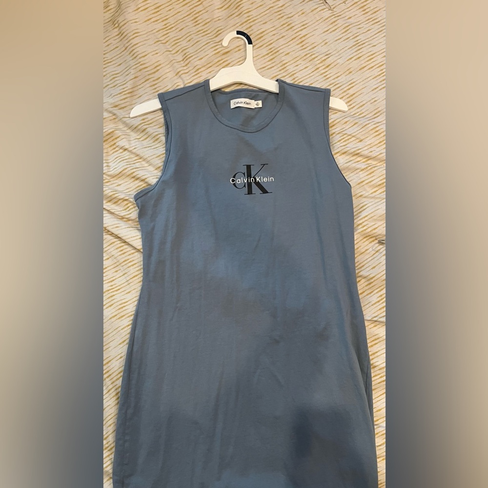 Calvin Klein Steel Blue Logo Tank